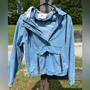 1 Sunset Lane denim hoodie